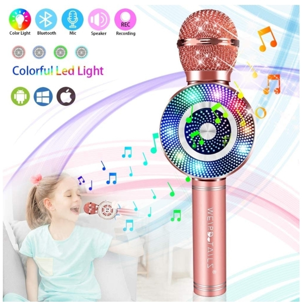 SIMPLY TECH KARAOKE NEW LED Microphone Speaker - Picture 2 of 11